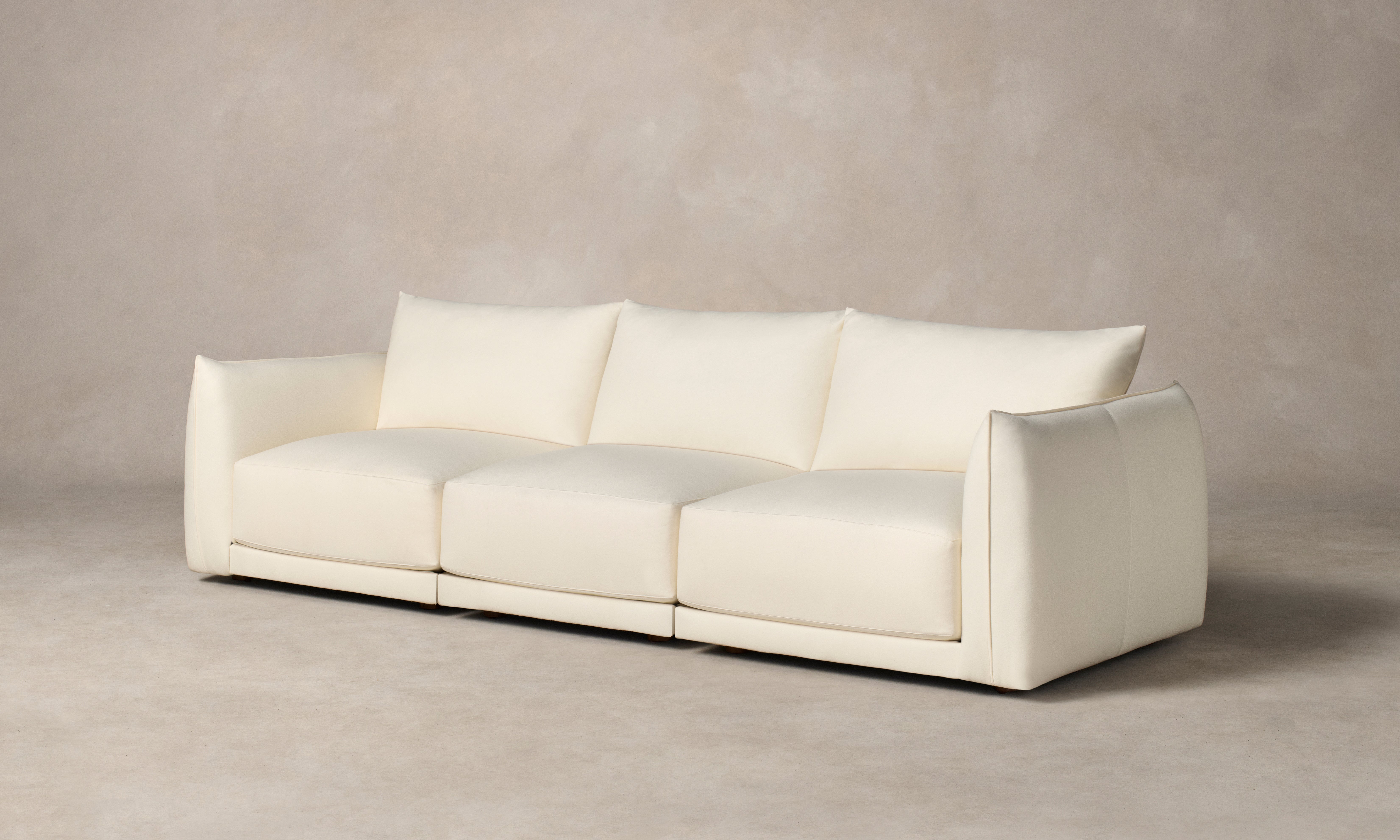 The Jones Modular Sofa - Mohair Mink – Maiden Home