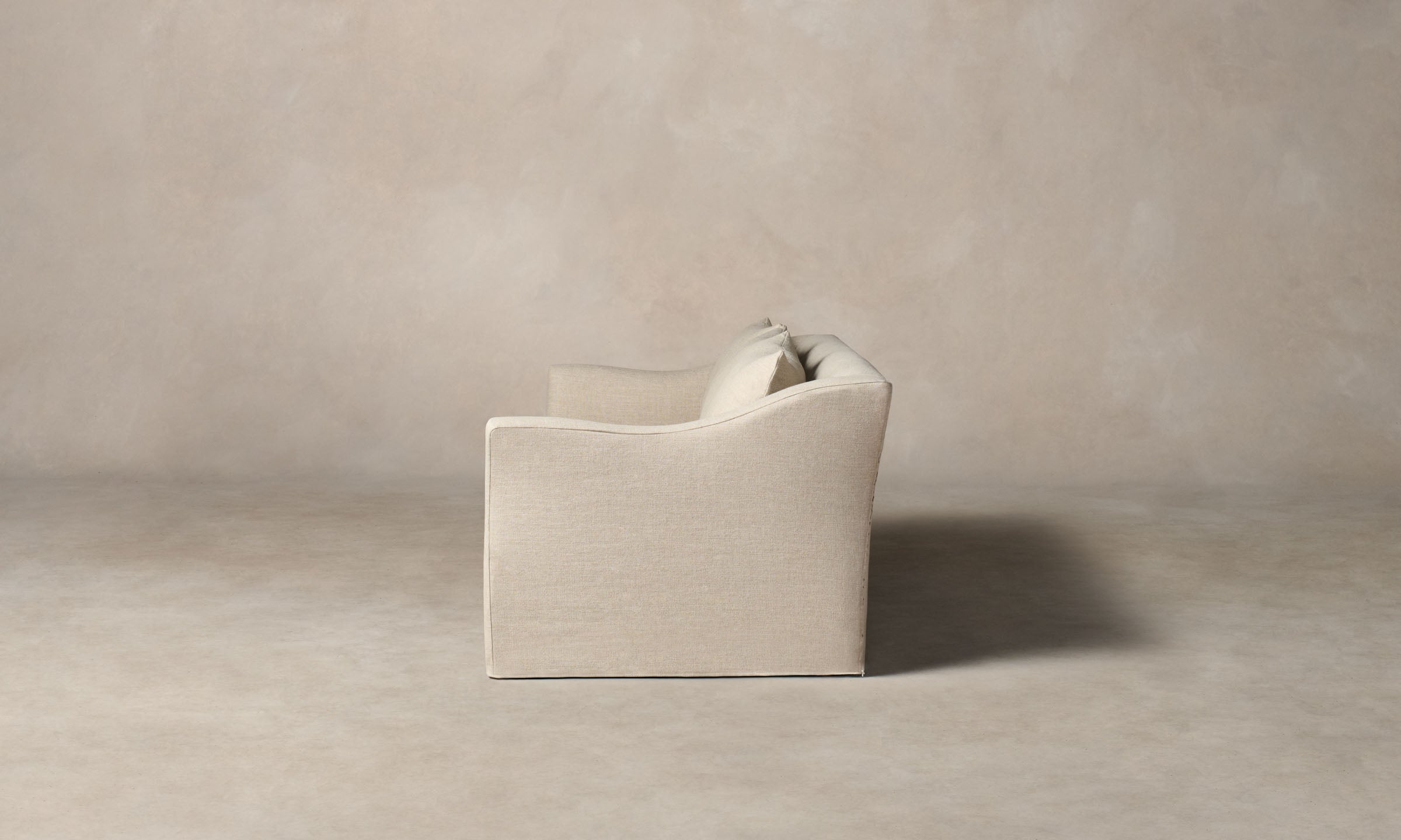 The Leonard Sofa - Heritage Belgian Linen Husk – Maiden Home