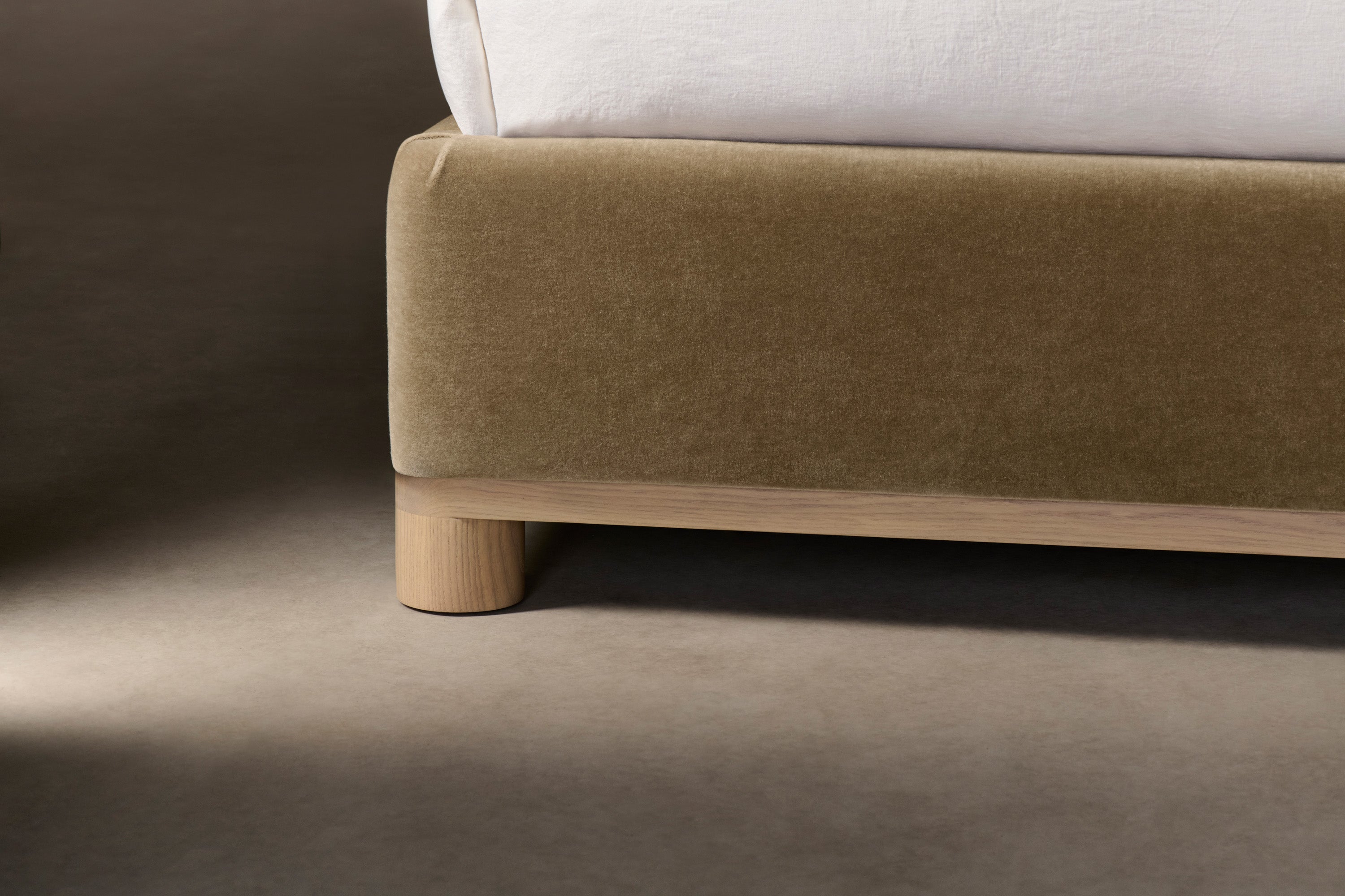 The Kent Bed - Mohair Mink – Maiden Home