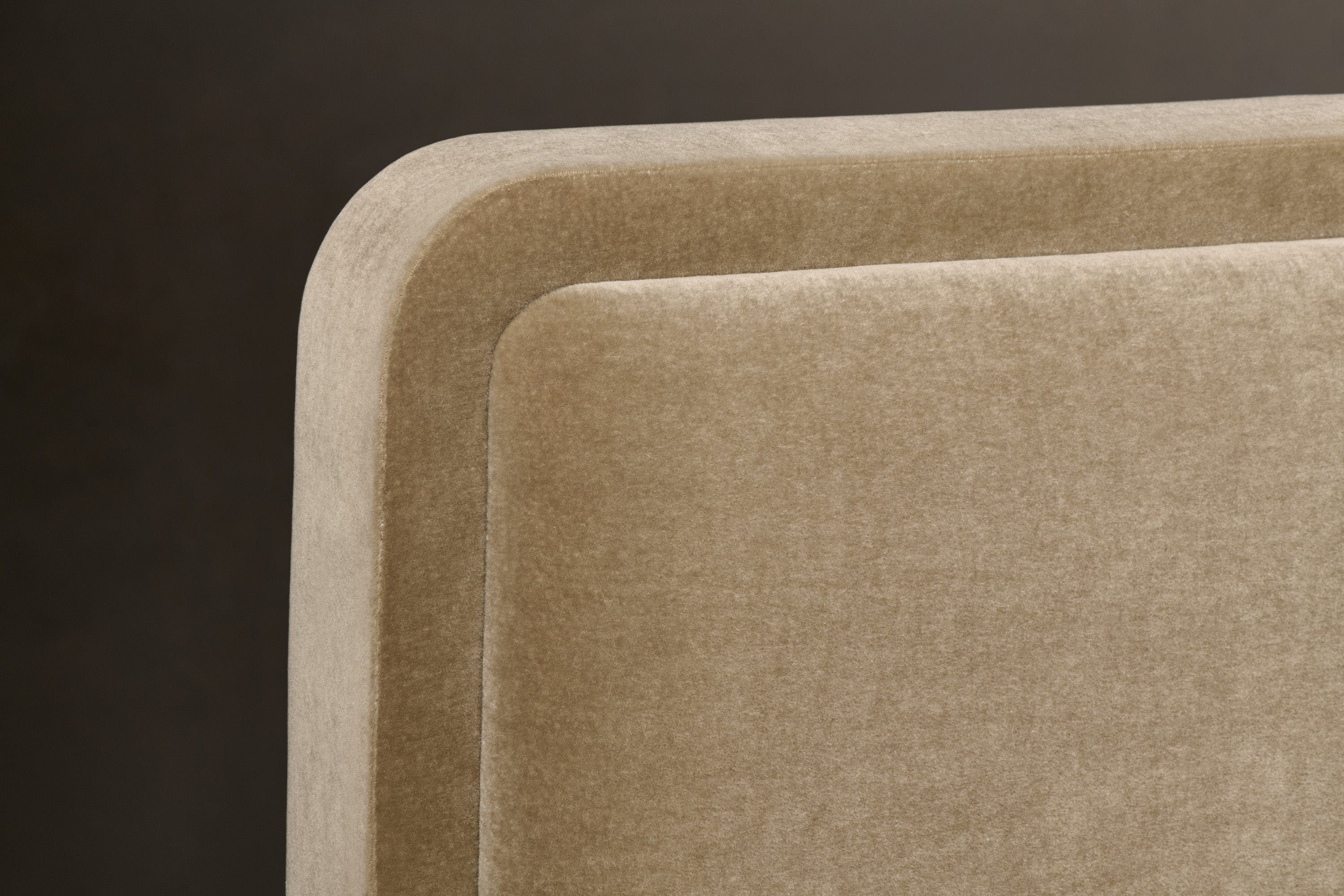 The Kent Bed - Mohair Mink – Maiden Home