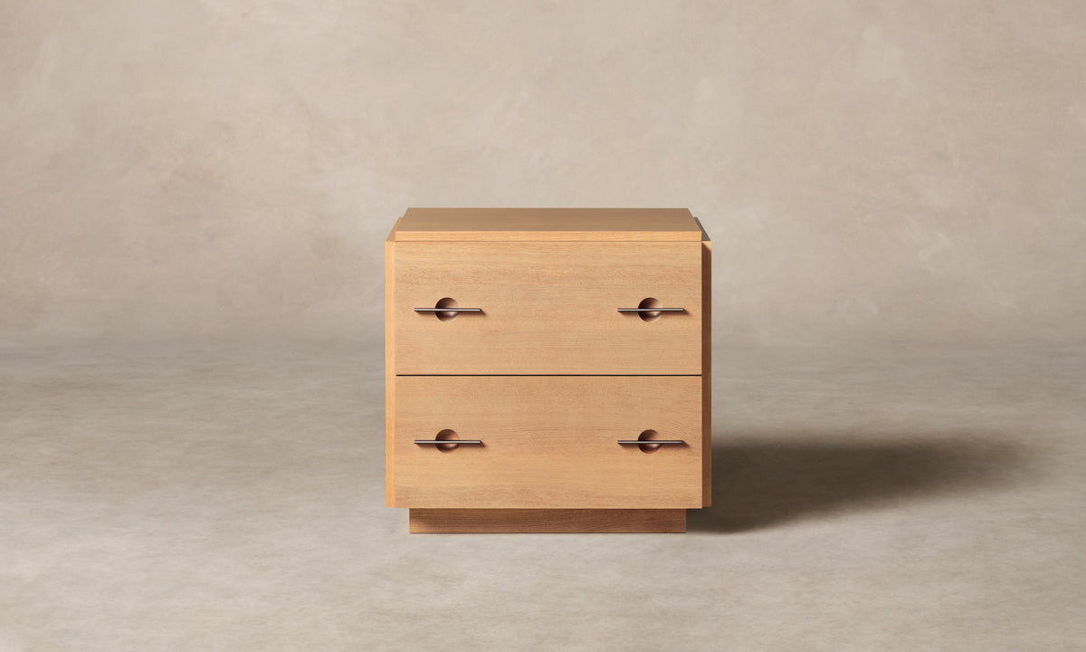 The Aubrey 2-Drawer Nightstand