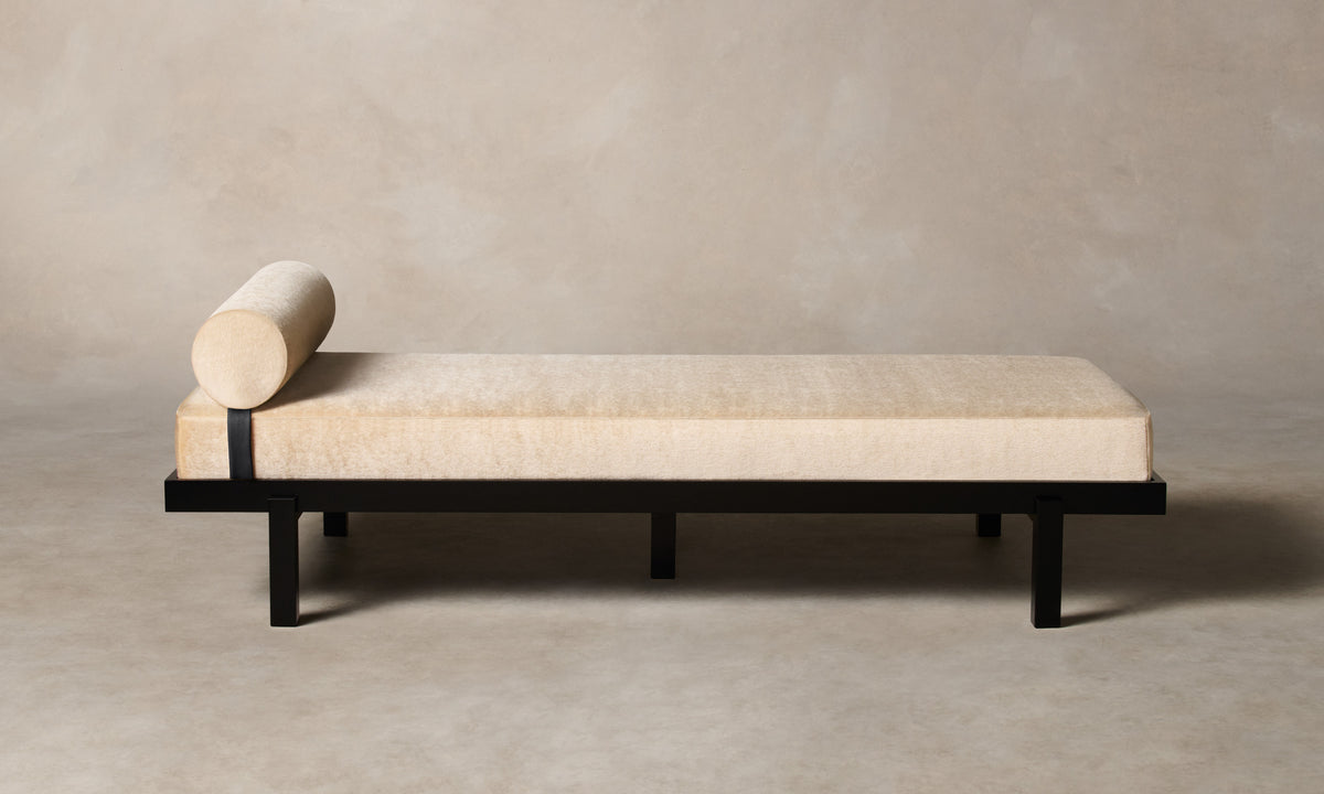 The Bruna Daybed - Deep Pile Mohair Doe