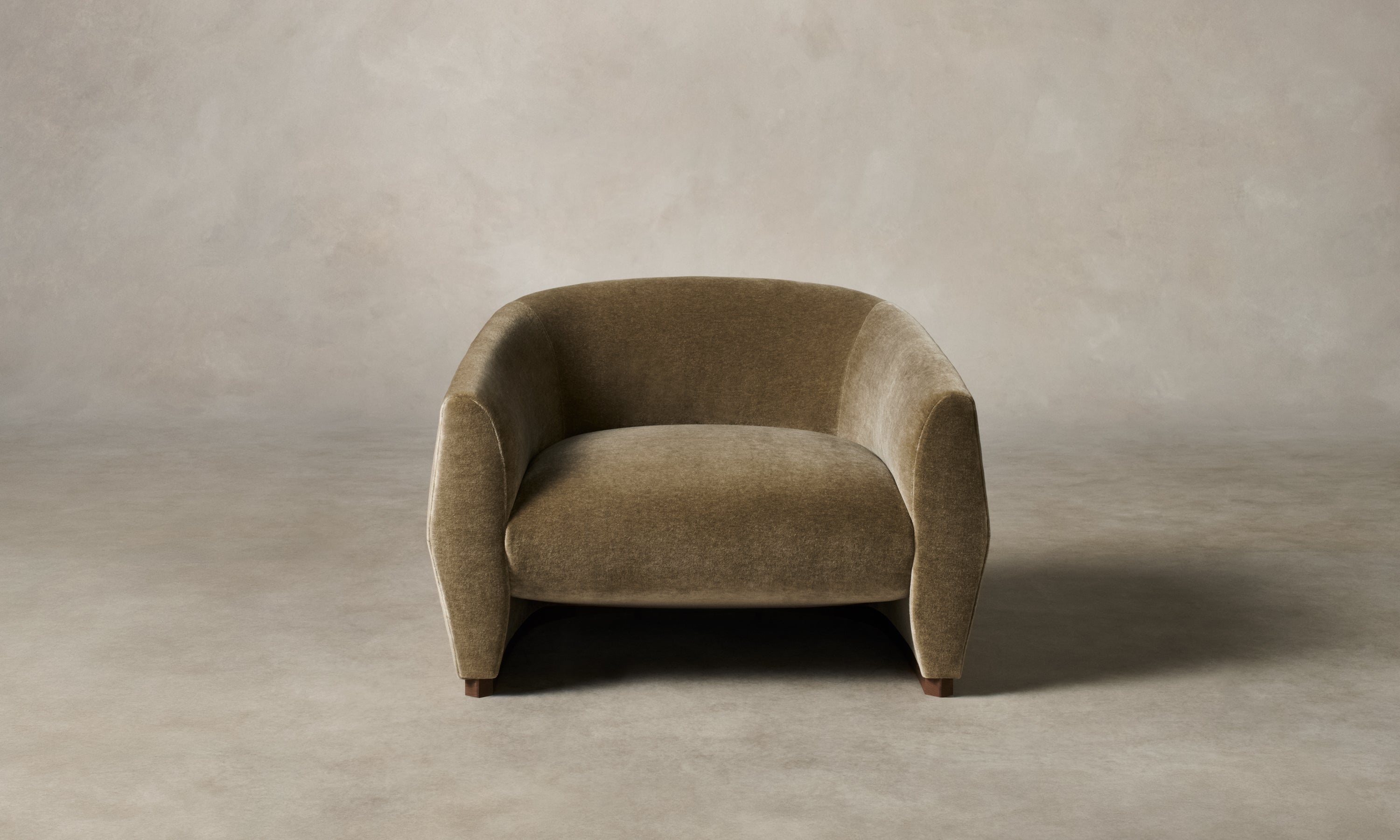The Alpe Chair - Mohair Mink – Maiden Home