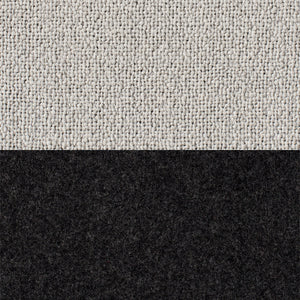 Performance Textural Weave Breeze and Italian Brushed Wool Pepper