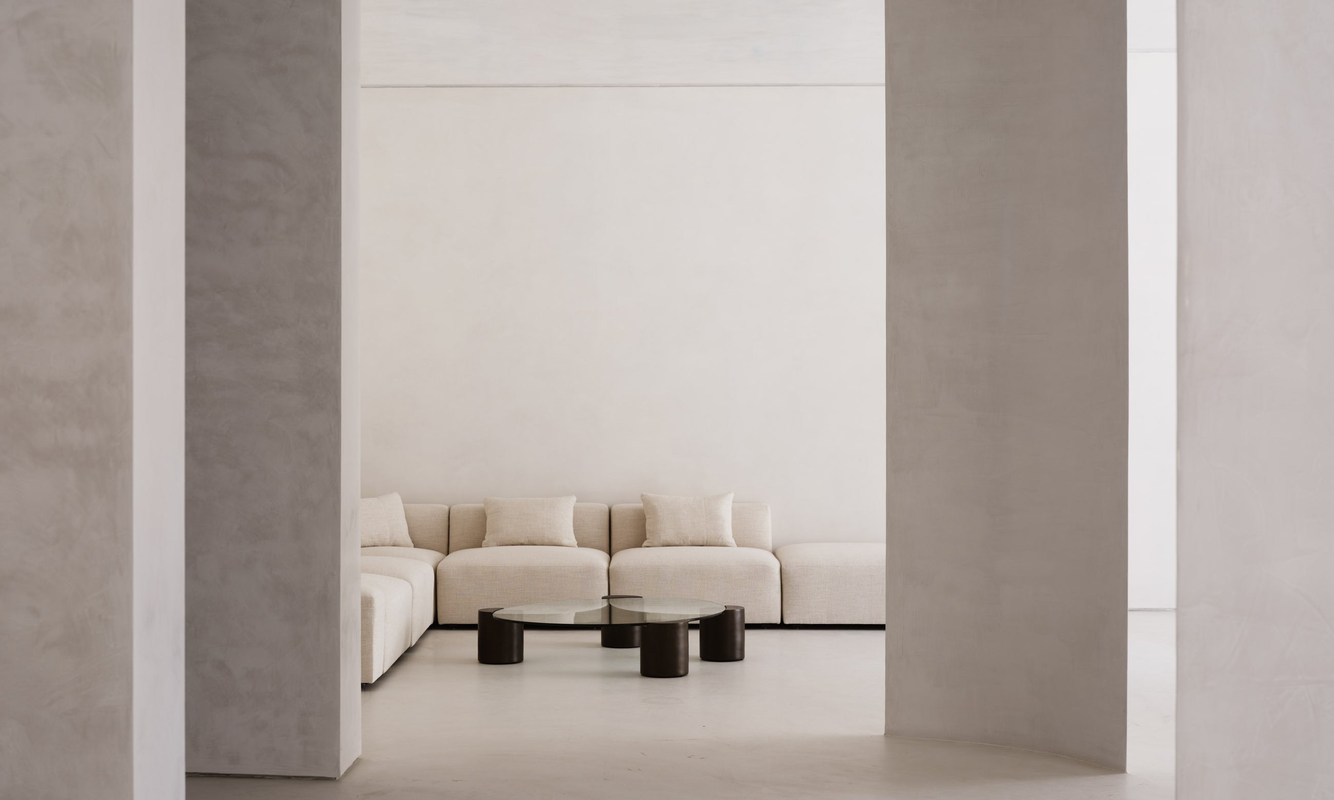 The Breuer Modular Sectional - Performance Velvet Taupe – Maiden Home