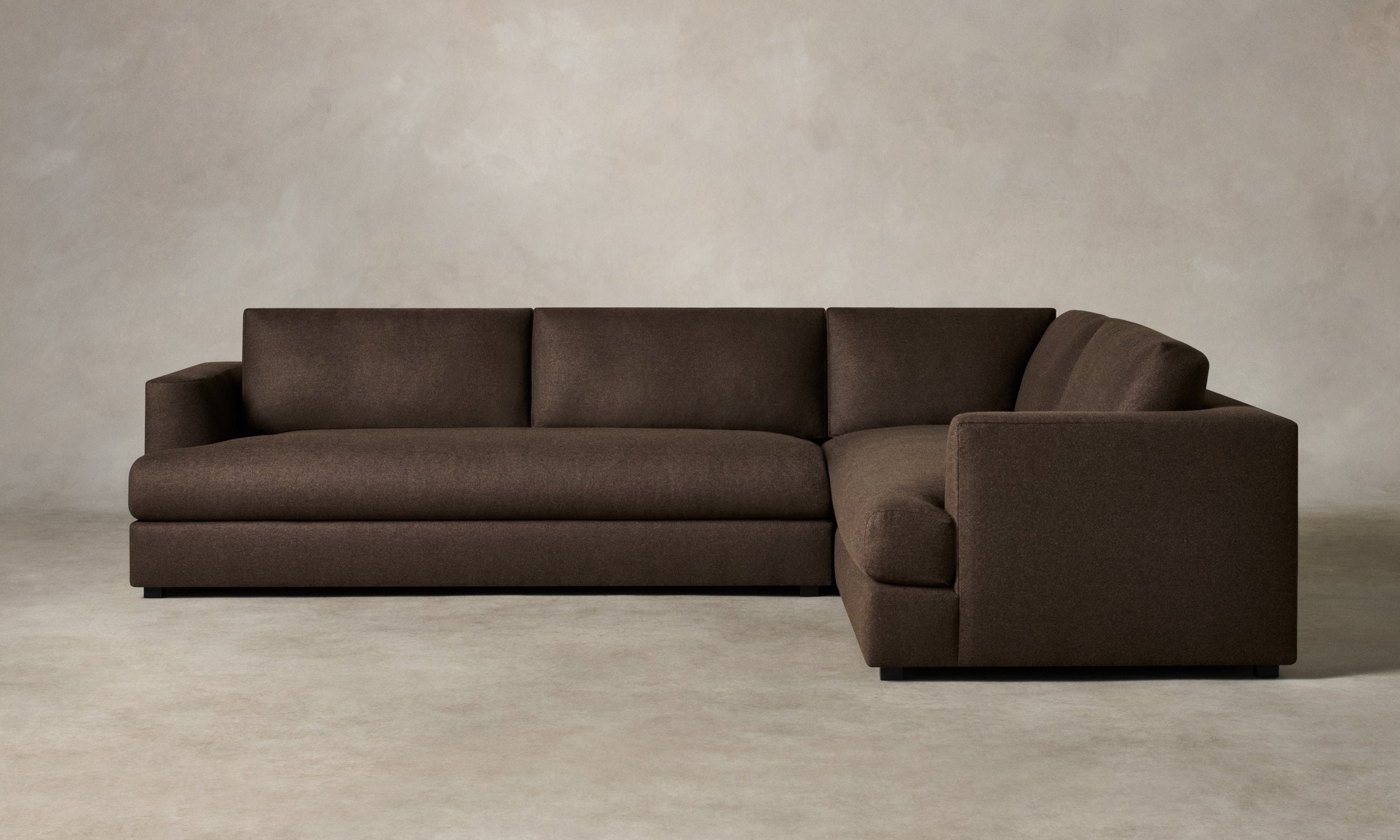The Varick Sectional - Mohair Mink – Maiden Home