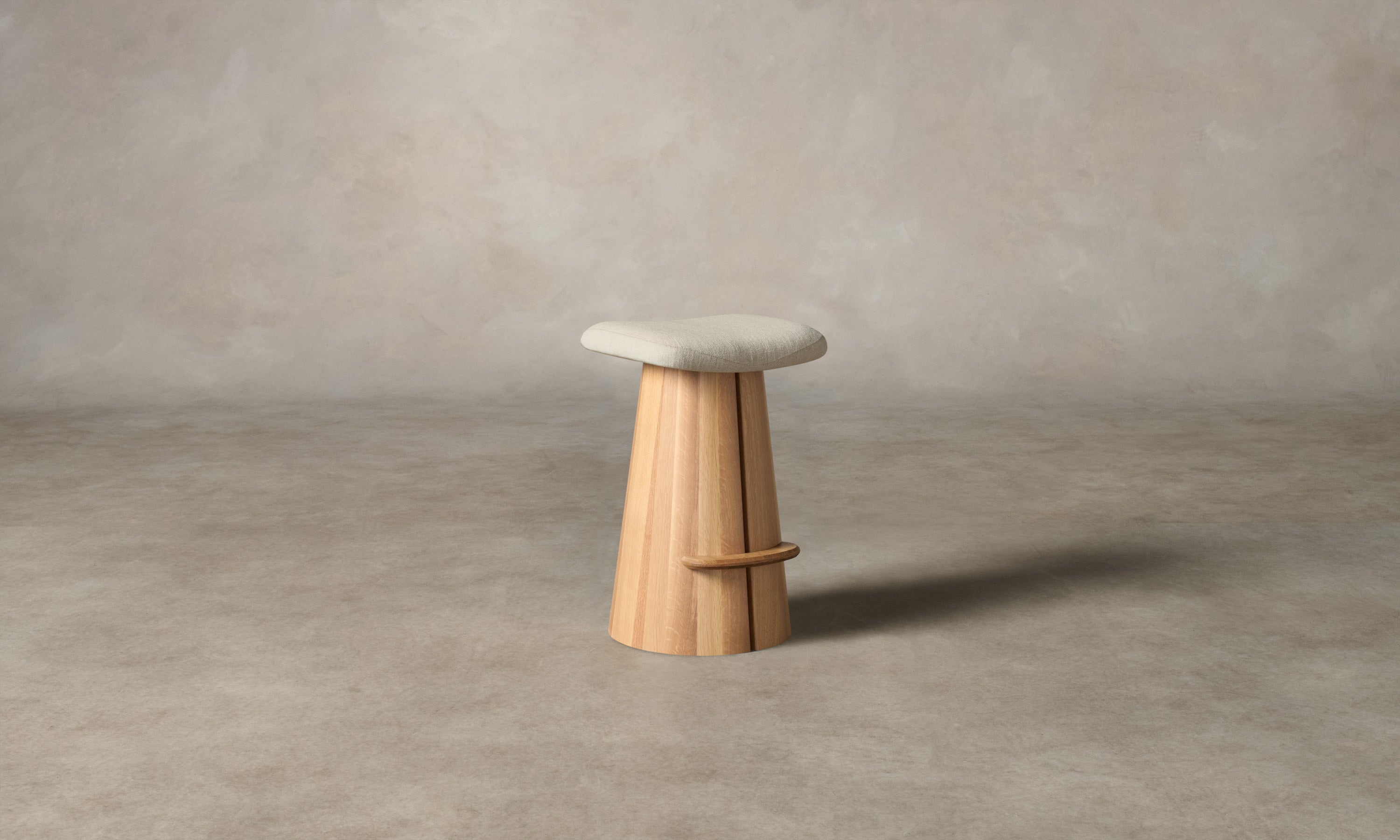 The Weston Bar & Counter Stool - Mohair Peony – Maiden Home