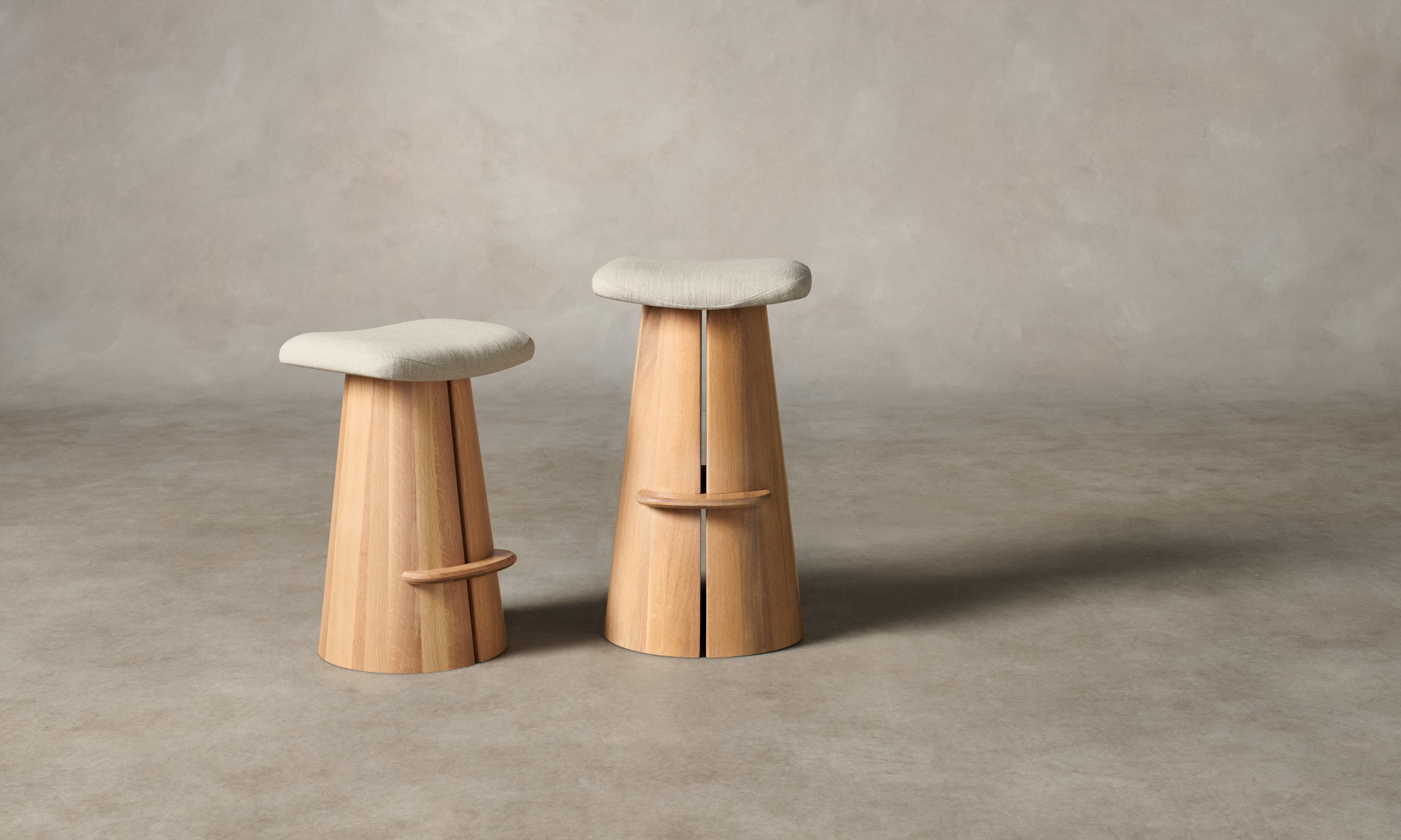 The Weston Bar & Counter Stool - Mohair Peony – Maiden Home