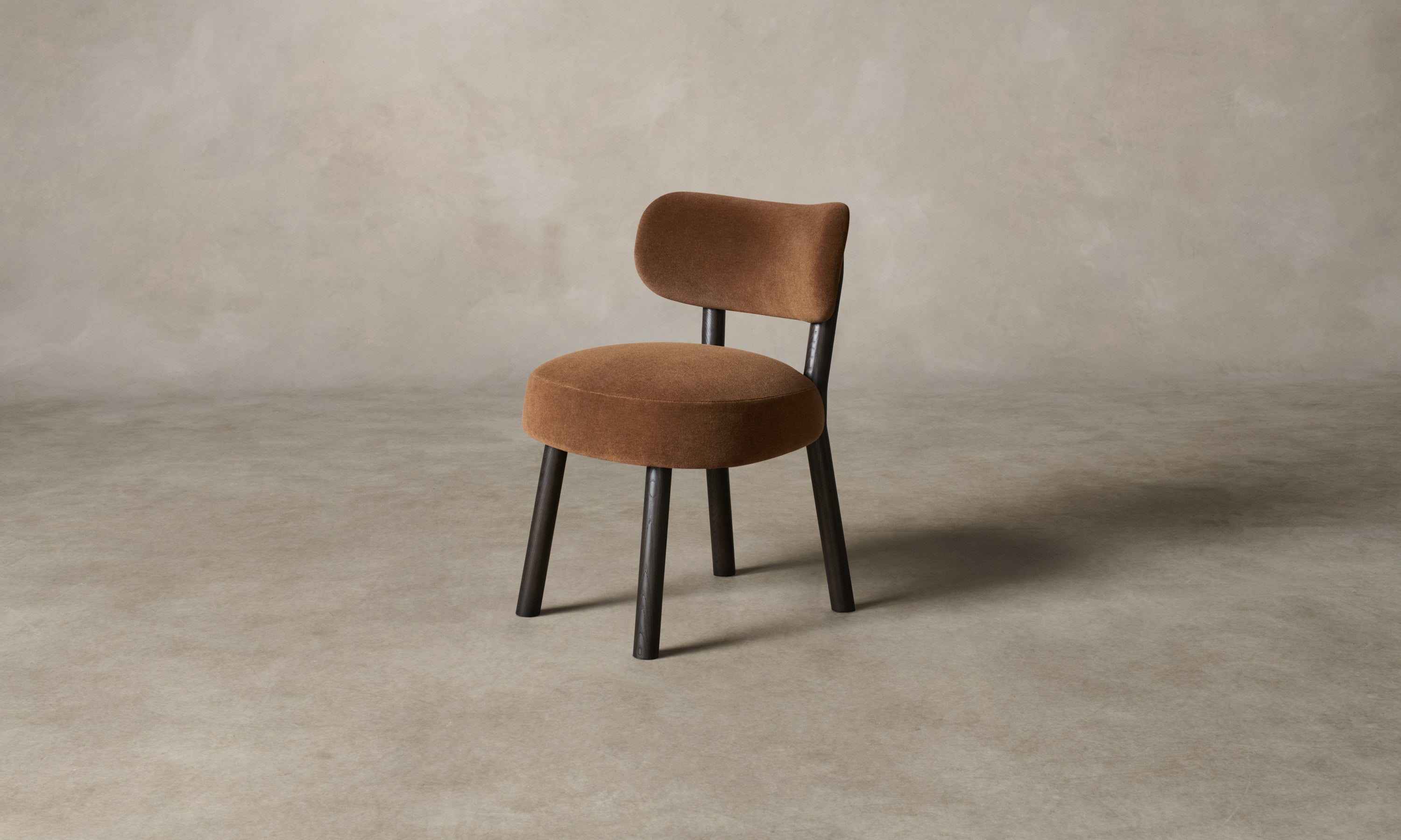 The Jane Dining Chair - Mohair Admiral – Maiden Home The Jane Dining Chair - Mohair Admiral – Maiden Home