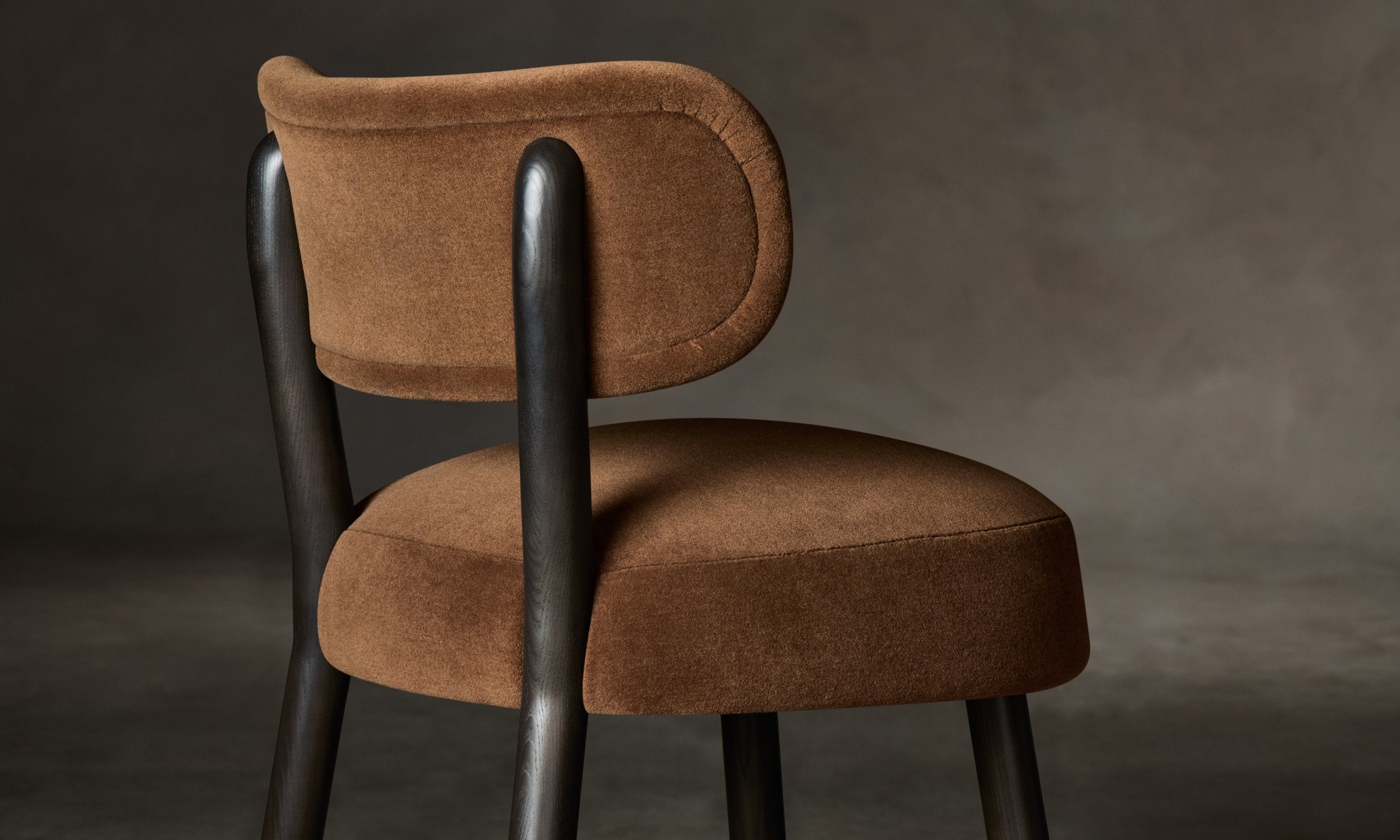 The Jane Dining Chair - Mohair Admiral – Maiden Home The Jane Dining Chair - Mohair Admiral – Maiden Home