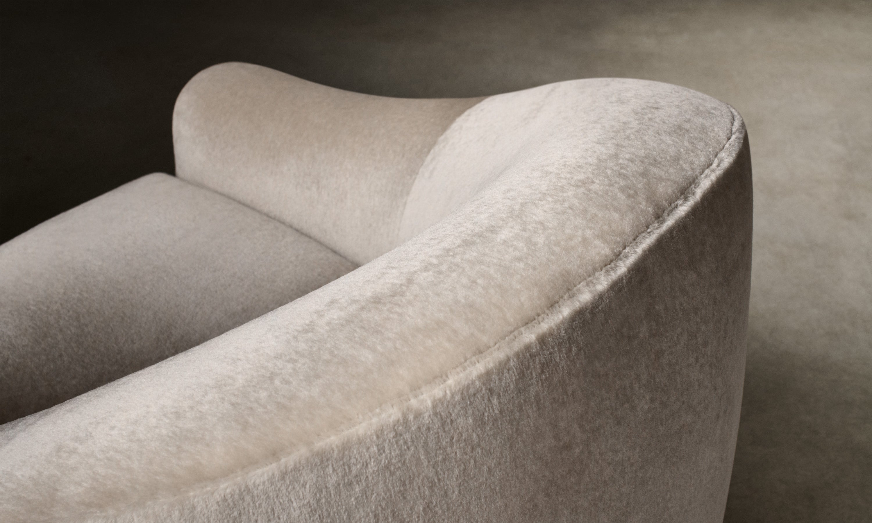 The Oliver Chair - Pebbled Leather Stone – Maiden Home