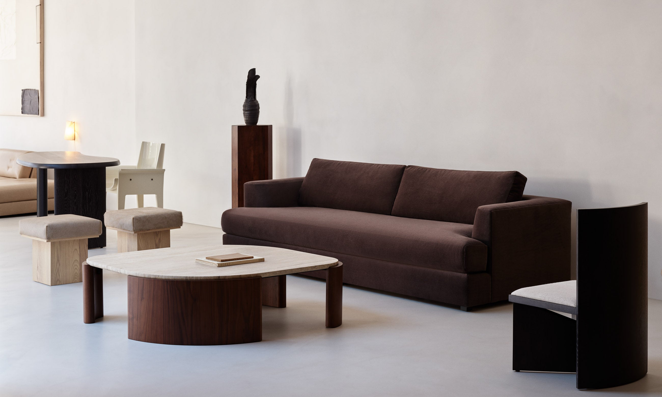 The Varick Sofa - Mohair Mink – Maiden Home
