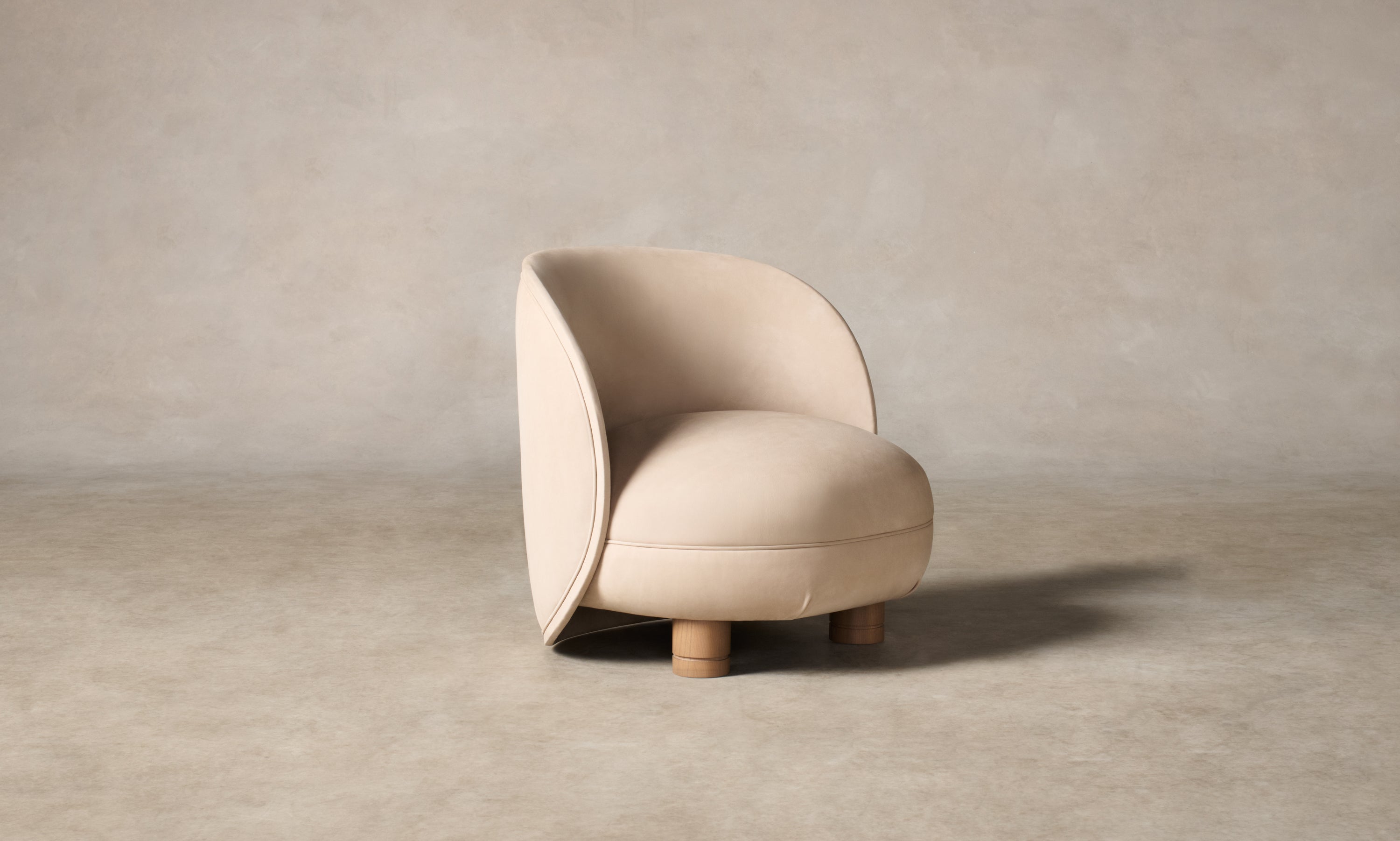The Laight Chair - Mohair Almond – Maiden Home