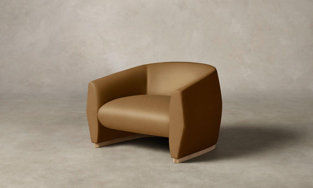The Alpe Chair - Costa Leather Nutmeg