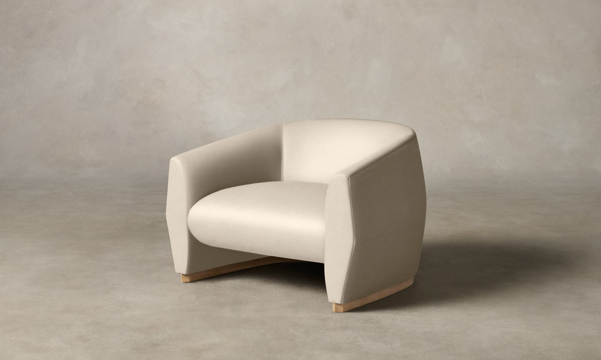The Alpe Chair - Costa Leather Sesame