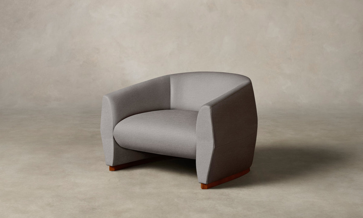 The Alpe Chair - Heritage Belgian Linen Agate