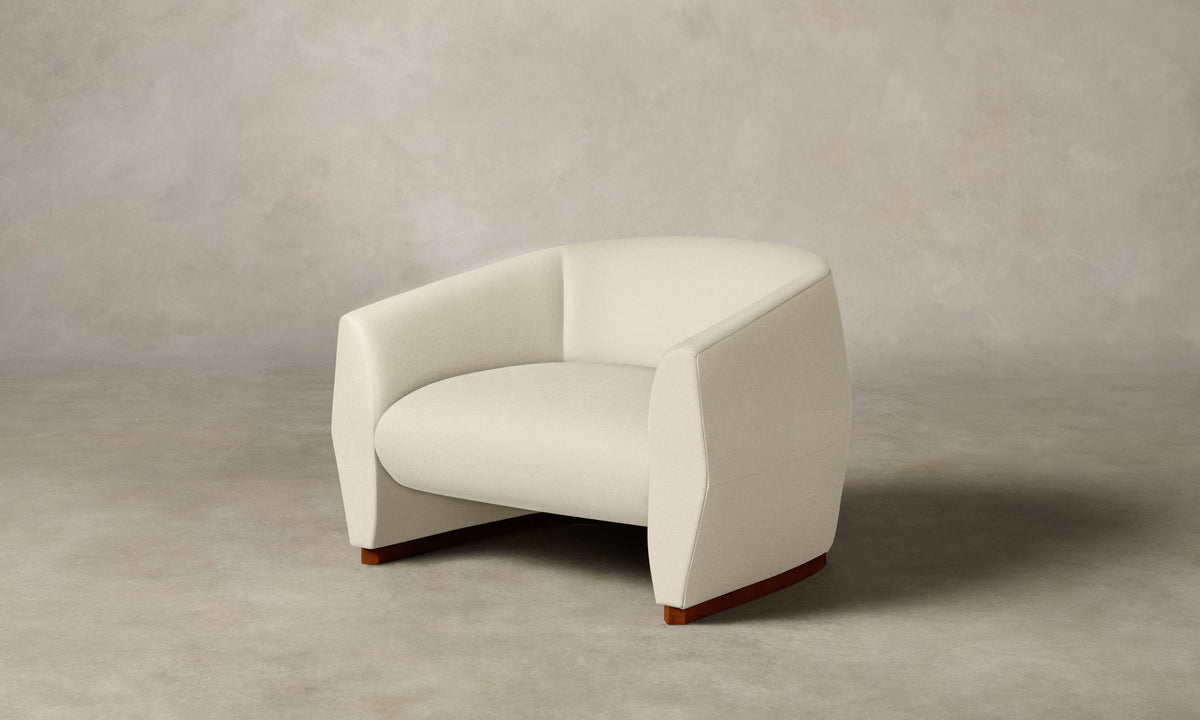 The Alpe Chair - Heritage Belgian Linen Alder