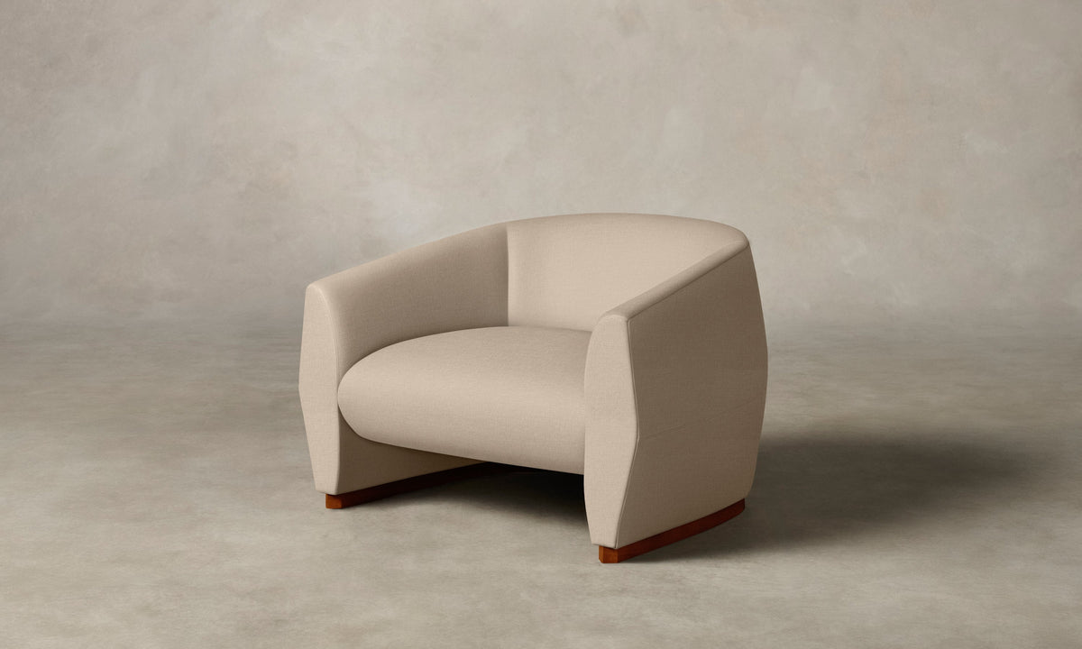 The Alpe Chair - Heritage Belgian Linen Husk