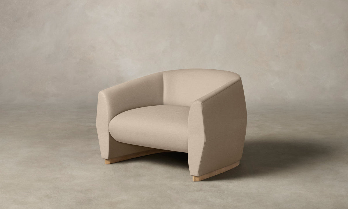 The Alpe Chair - Heritage Belgian Linen Husk