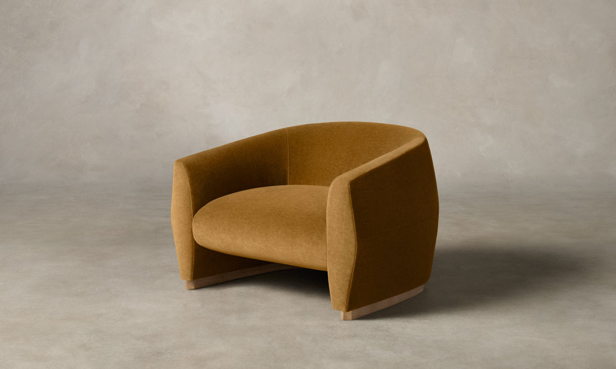 The Alpe Chair - Mohair Amber