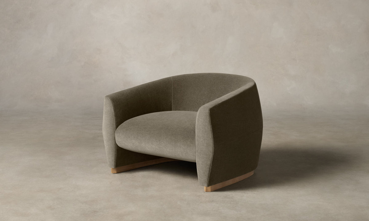The Alpe Chair - Mohair Fog