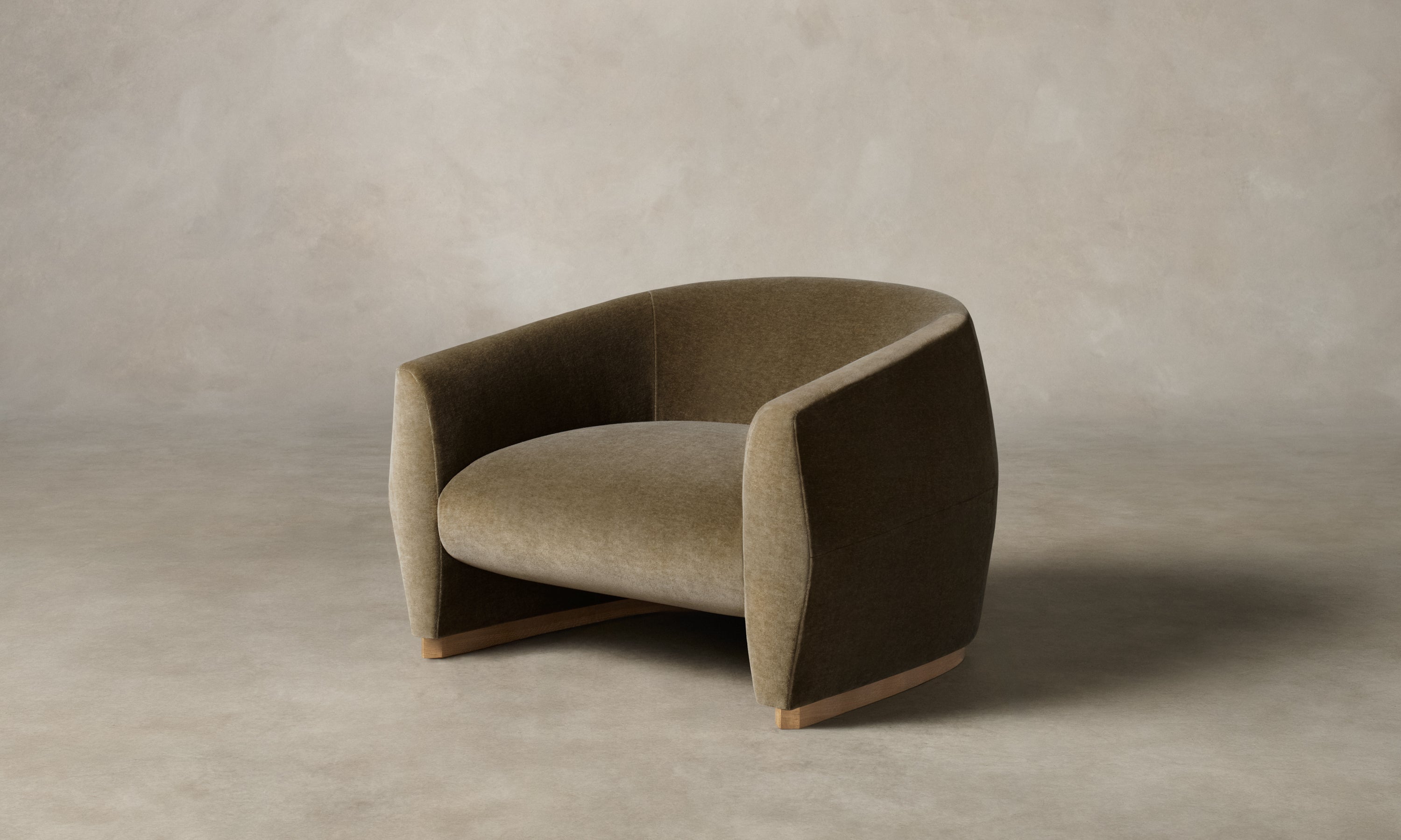 The Alpe Chair - Mohair Mink – Maiden Home