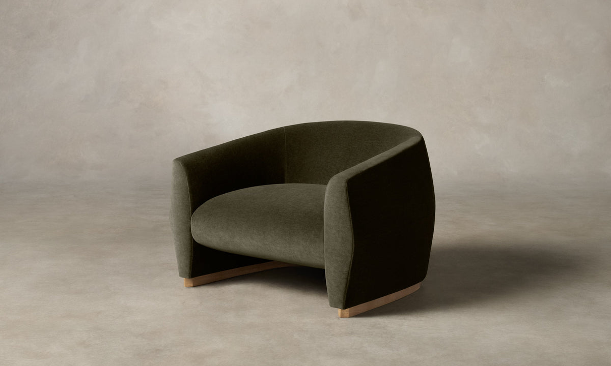 The Alpe Chair - Mohair Moss