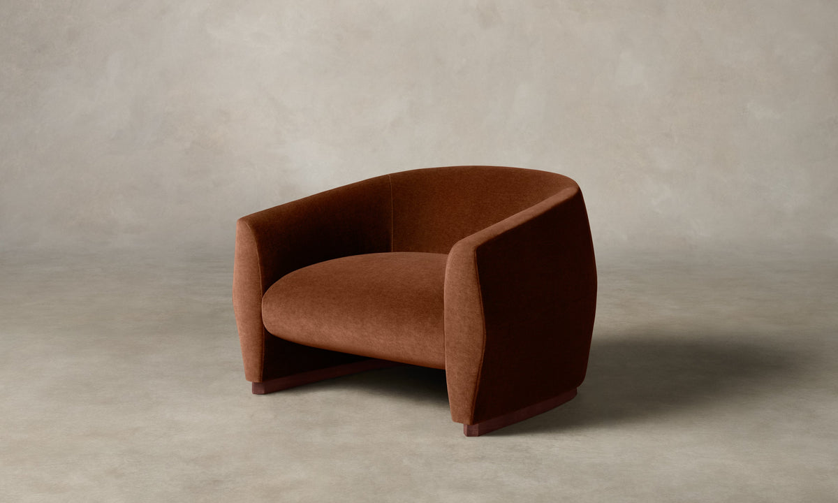 The Alpe Chair - Mohair Spice
