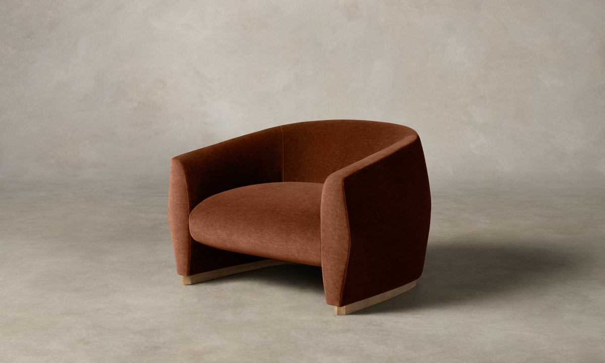 The Alpe Chair - Mohair Spice