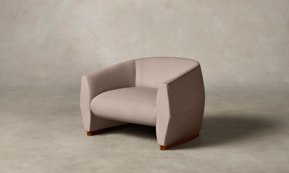 The Alpe Chair - Nubuck Leather Fawn