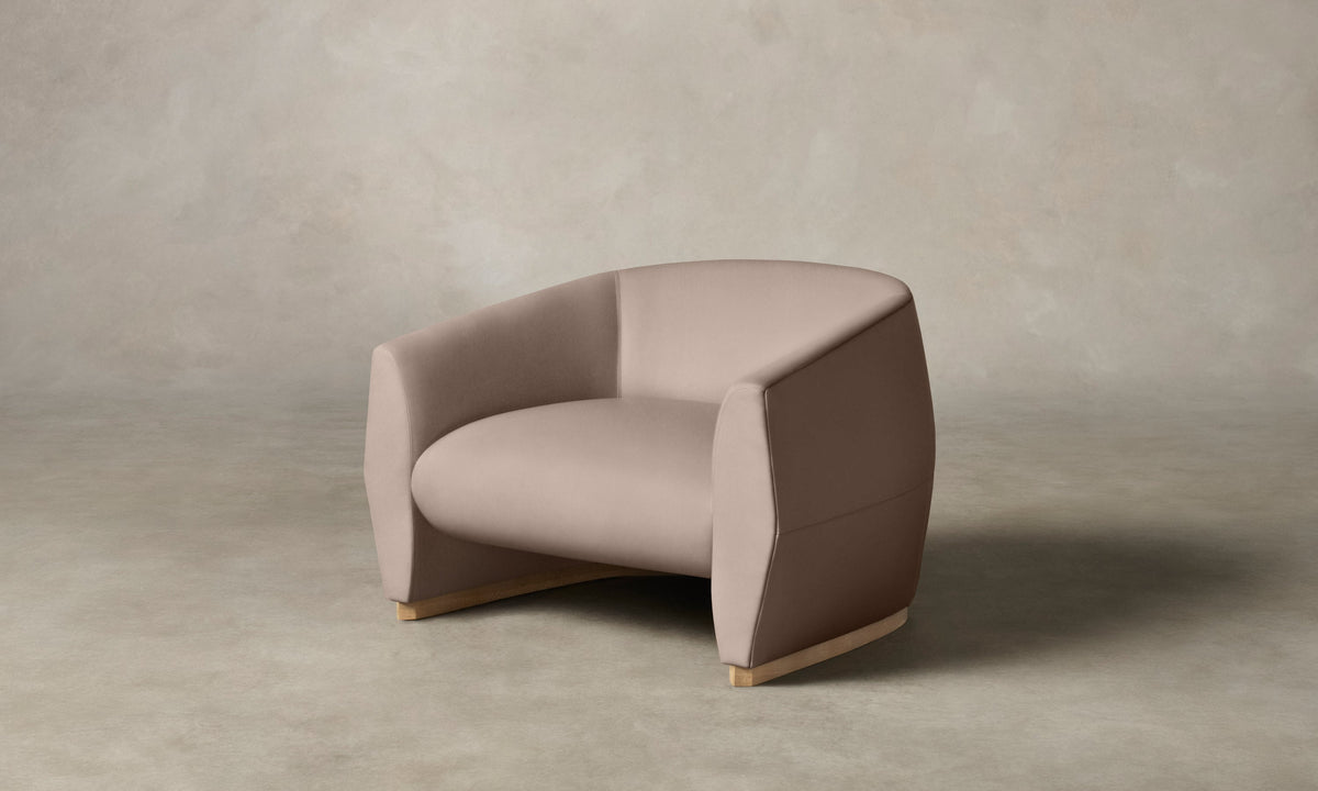 The Alpe Chair - Nubuck Leather Fawn