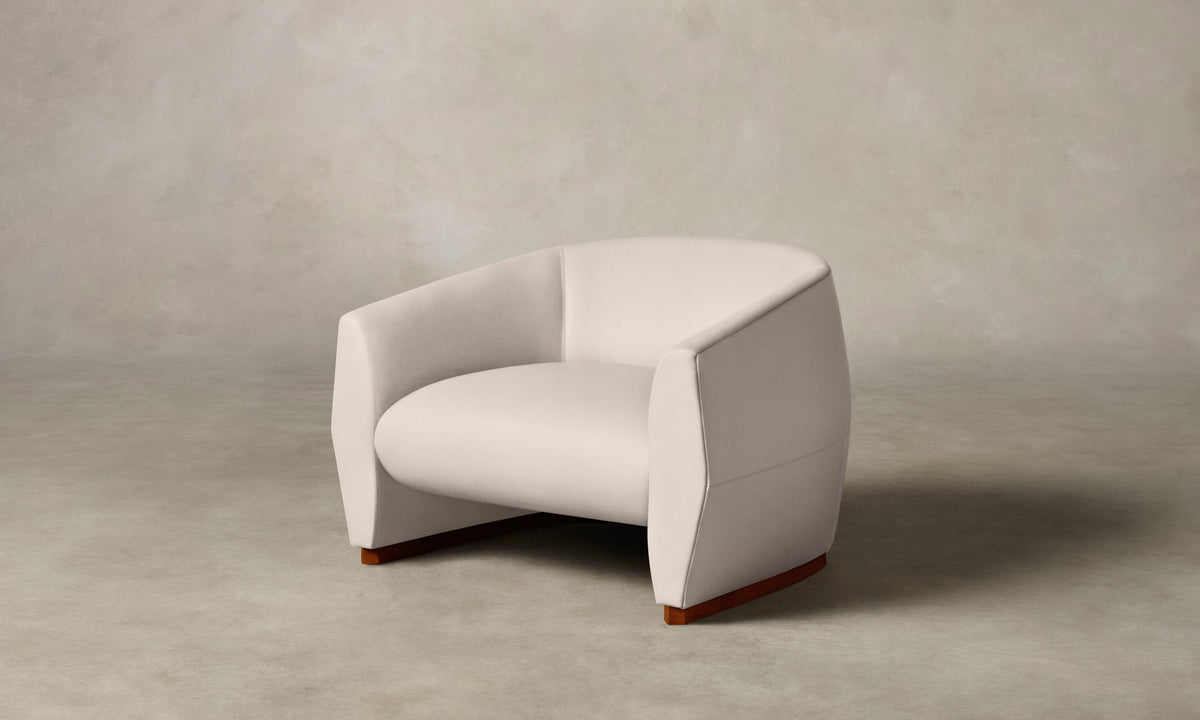 The Alpe Chair - Nubuck Leather Sail
