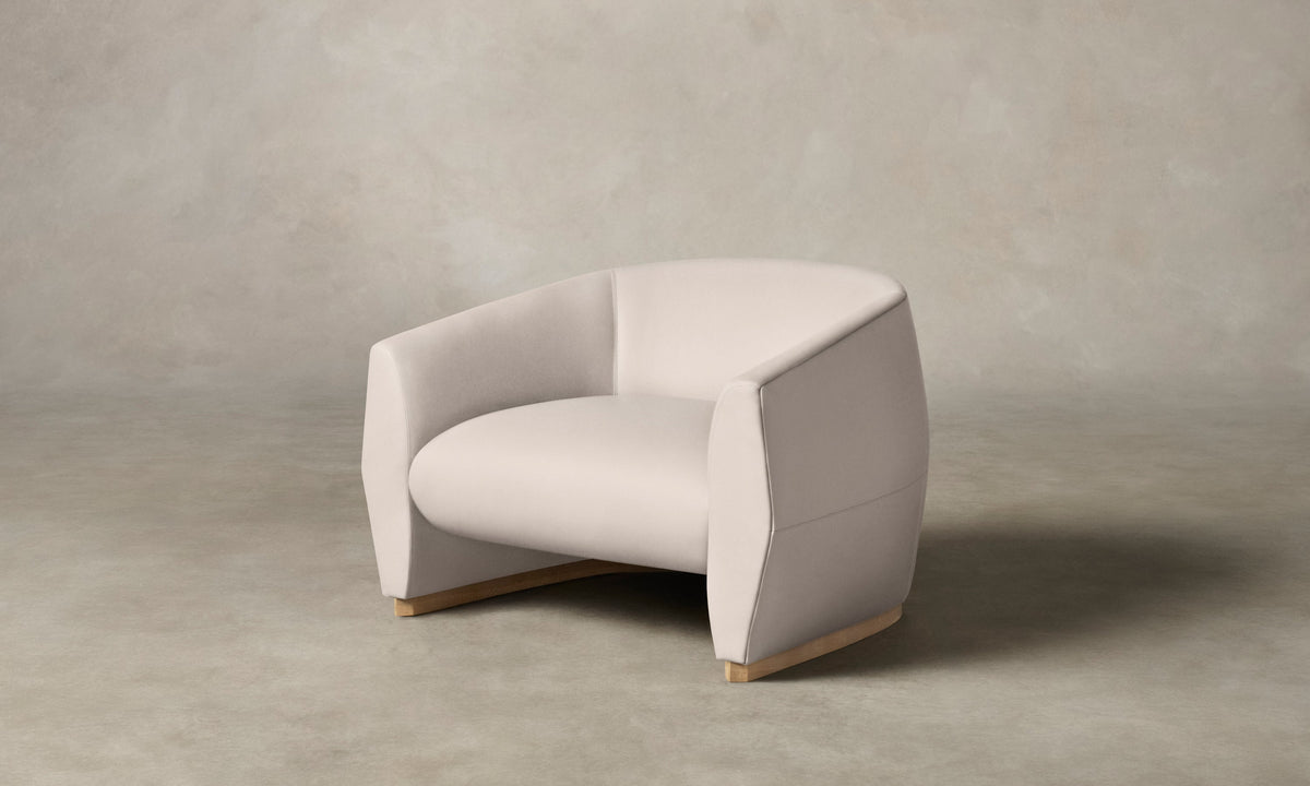 The Alpe Chair - Nubuck Leather Sail