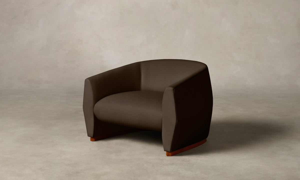 The Alpe Chair - Nubuck Leather Espresso