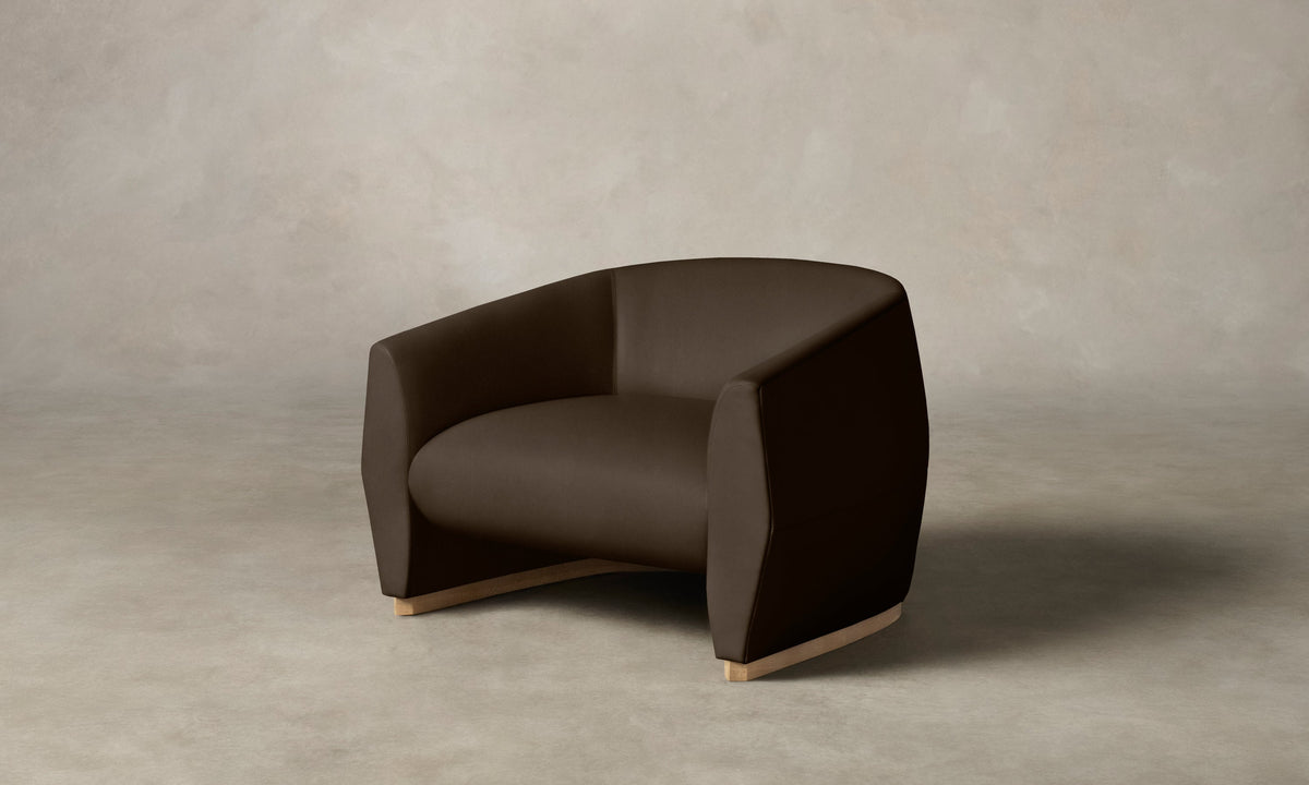 The Alpe Chair - Nubuck Leather Espresso