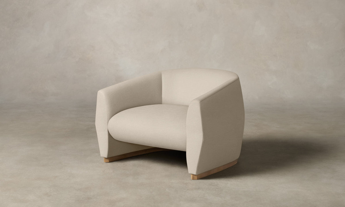 The Alpe Chair - Performance Linen Weave Beige