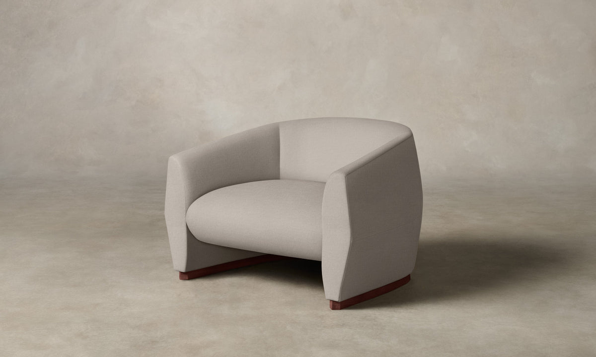 The Alpe Chair - Performance Linen Weave Cloud