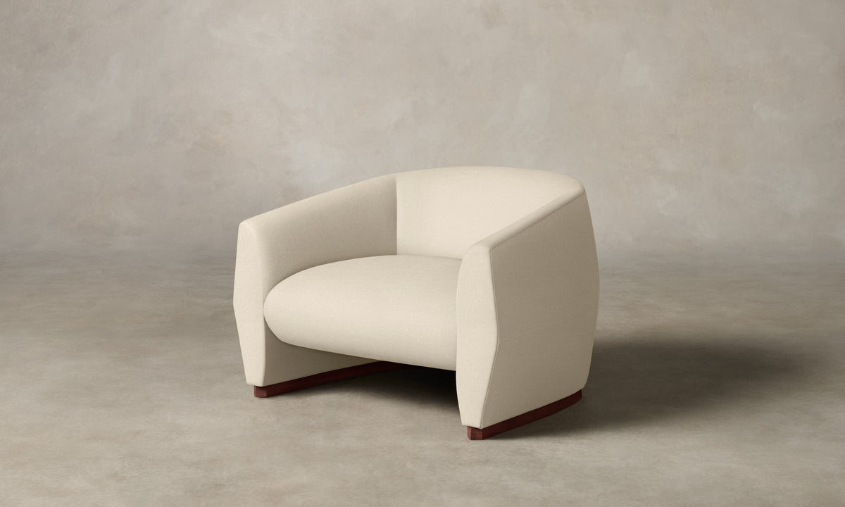 The Alpe Chair - Performance Linen Weave Flour