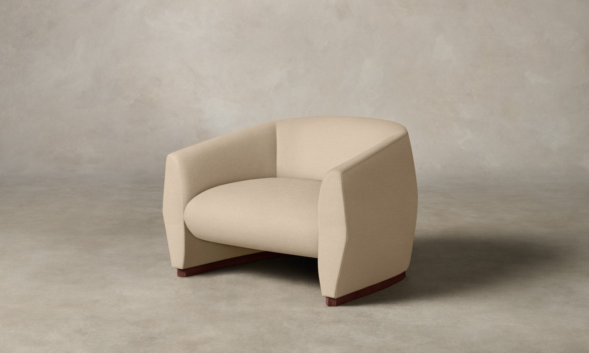 The Alpe Chair - Performance Linen Weave Prairie