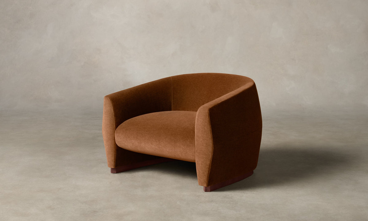 The Alpe Chair - Performance Velvet Cider