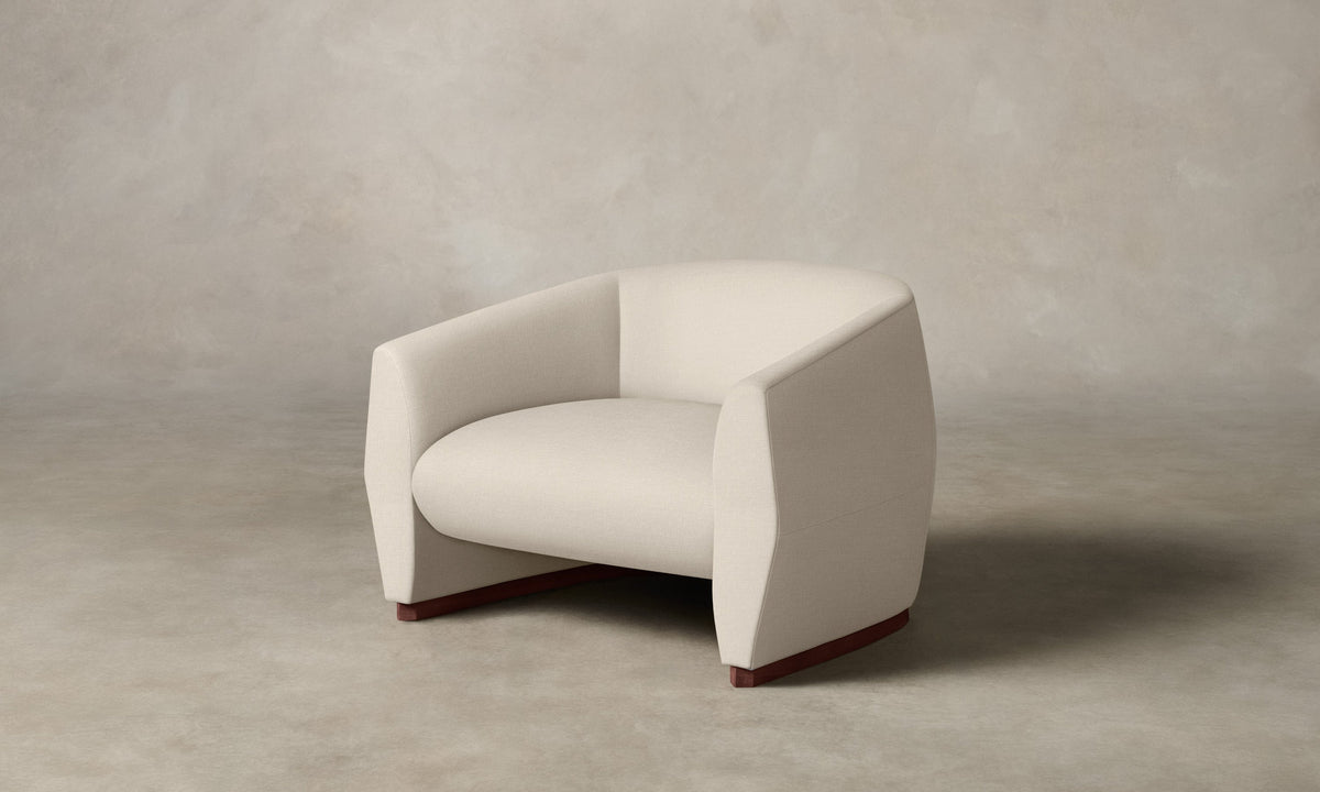 The Alpe Chair - Performance Woven Chenille Desert