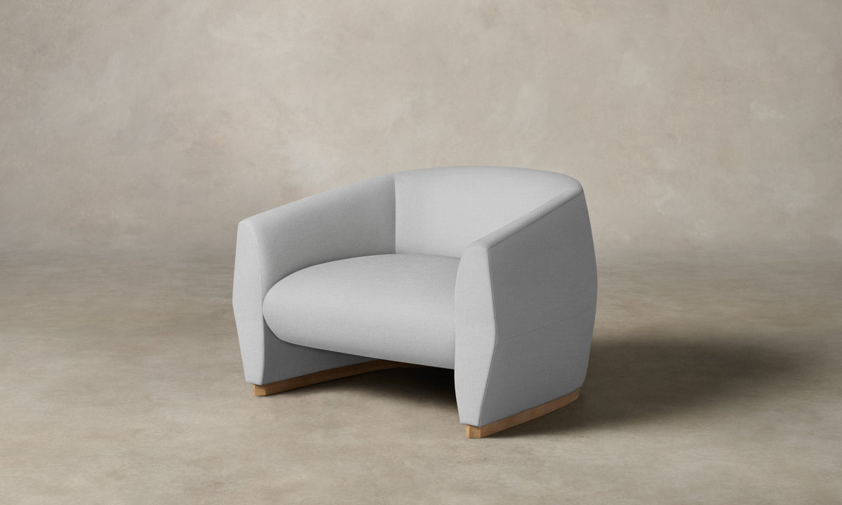 The Alpe Chair - Performance Woven Chenille Rain