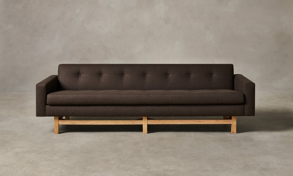 The Anders Sofa - Italian Brushed Wool Cocoa