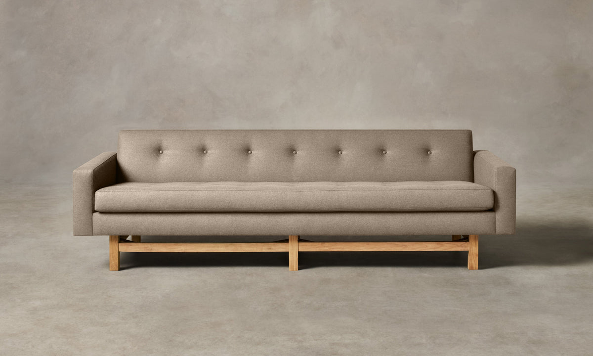The Anders Sofa - Italian Brushed Wool Fox