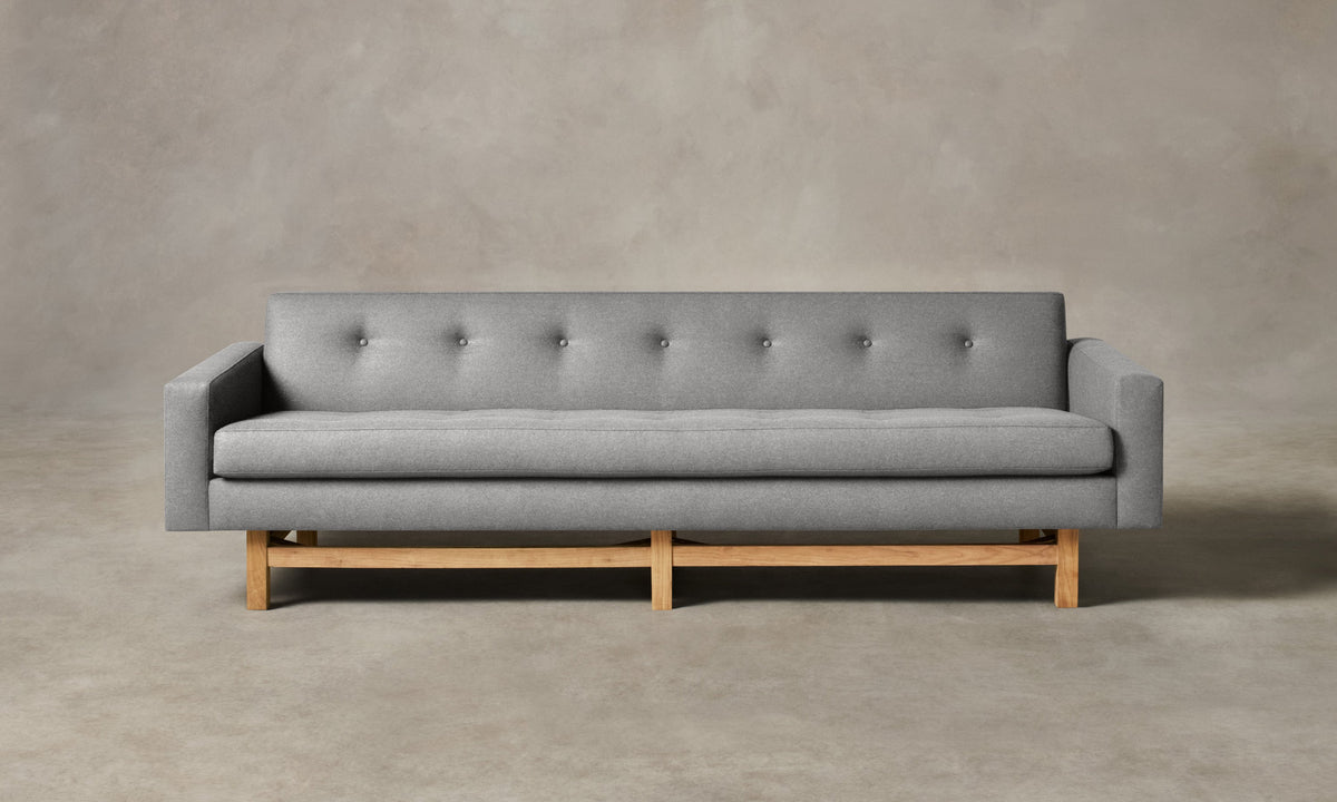The Anders Sofa - Italian Brushed Wool Moon