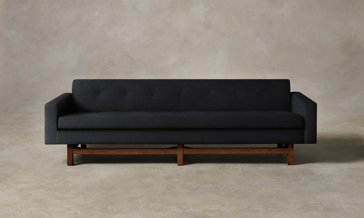 The Anders Sofa - Marled Alpaca Velvet Nightfall