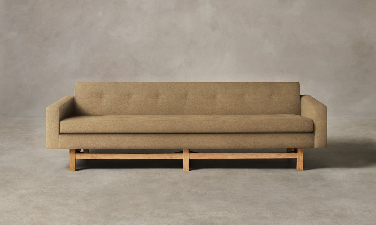The Anders Sofa - Mohair Almond