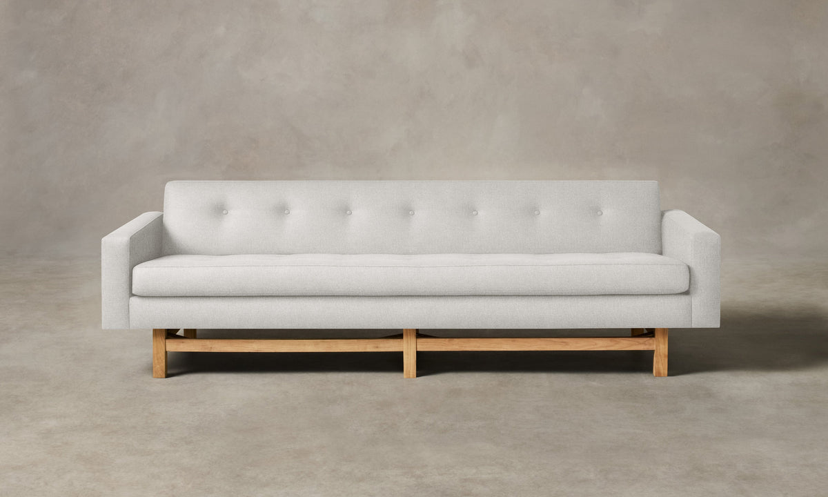 The Anders Sofa - Performance Linen Weave Pure White