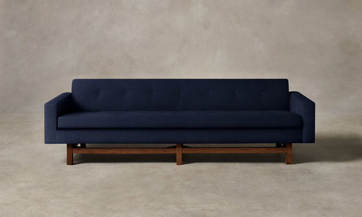 The Anders Sofa - Performance Velvet Midnight