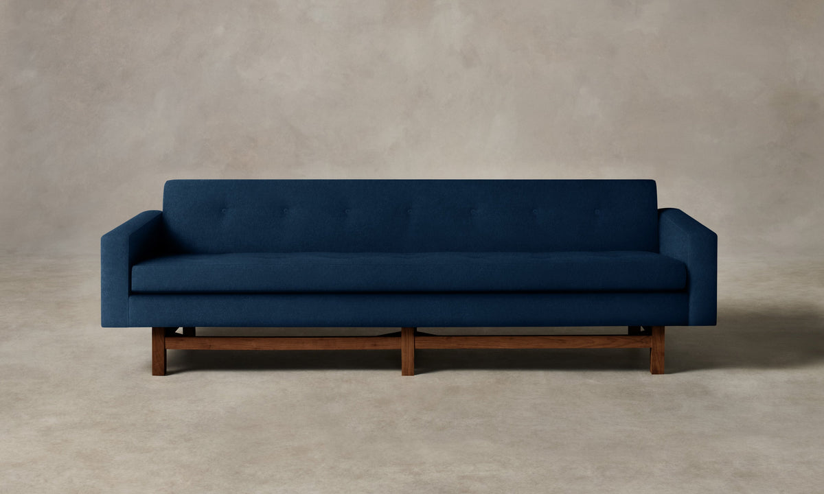 The Anders Sofa - Performance Velvet Sapphire